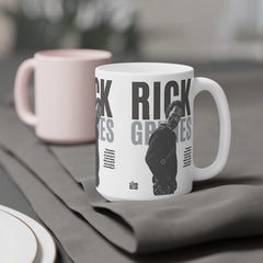 Rick Grimes Ceramic Mug — The Walking Dead Three-Panel Design (11/15/20oz)