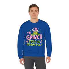 Grinch Stole My Lesson Plan Sweatshirt
