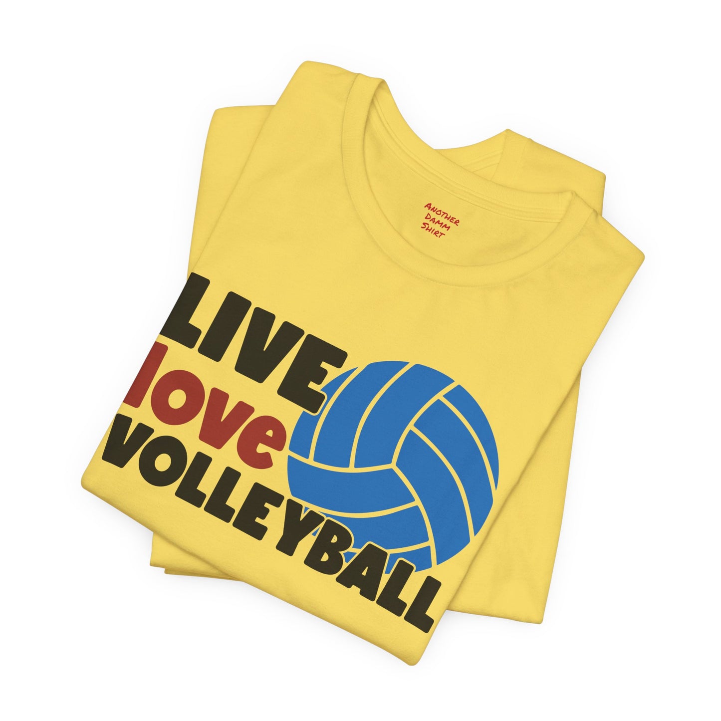 Live Love Volleyball T Shirt,gift for her,gift for him,volleyball gift,sports tee,team shirt,player gift,coach gift,Love Volleyball,Spike it