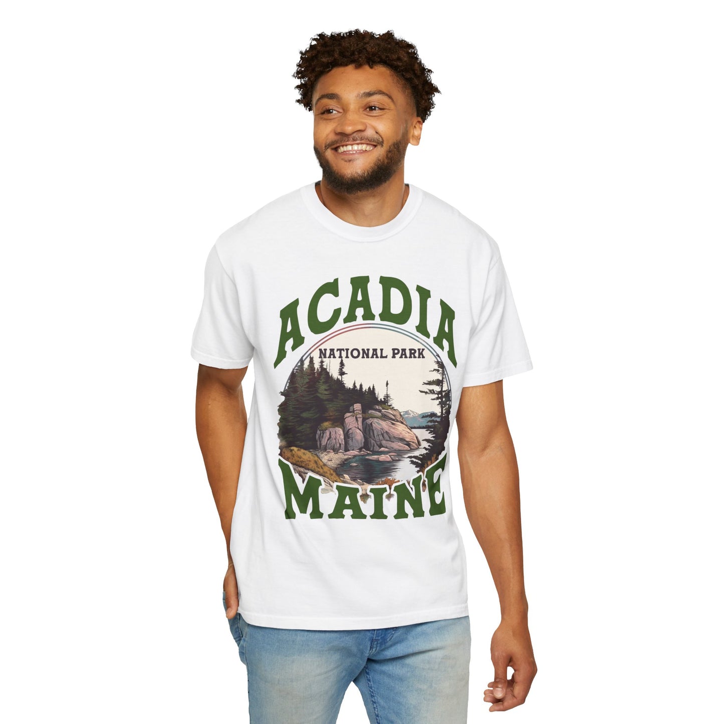 Arcadia National Park, Comfort Colors Soft Relaxed Fit Unisex Garment-Dyed T-shirt