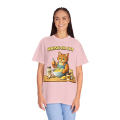 Whisker Cat Baking T-Shirt — Cute Cat Chef Graphic Tee