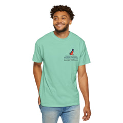 Lauren McGowan Front Logo Back Graphic Baldwin Harbor Animal Hospital "Who Let the Dogs Out?" Tee