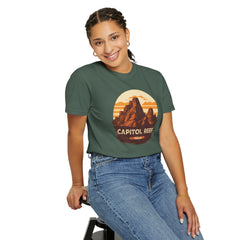 Capitol Reef National Park Graphic, Comfort Colors Soft Relaxed Fit Unisex Garment-Dyed T-shirt
