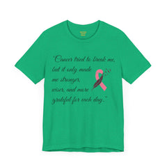 Cancer tried to break me, but it only made me stronger, wiser, and more grateful for each day.. / Survivor /  See matching coffee mug