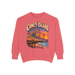 Brooklyn's Coney Island Sunset Sweatshirt - Comfort Colors Soft