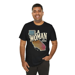 LA Woman, The Doors - Graphic Unisex Jersey Short Sleeve Tee