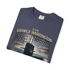 USS George Washington SSBN 598 Submarine T-Shirt with a quote from its namesake