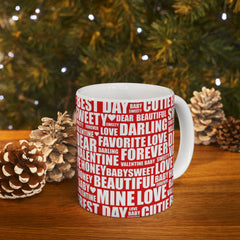 My Valentine Love Ceramic Mug 11oz