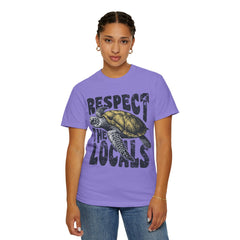 Respect the Locals T-Shirt — Sea Turtle Conservation Graphic Tee