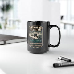 Submarine Veteran SSBN 636 Mug — "Qualified in Submarines, The Rest Is Surface Noise"