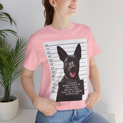 K9 Mugshot Personalized with your Dog T-Shirt