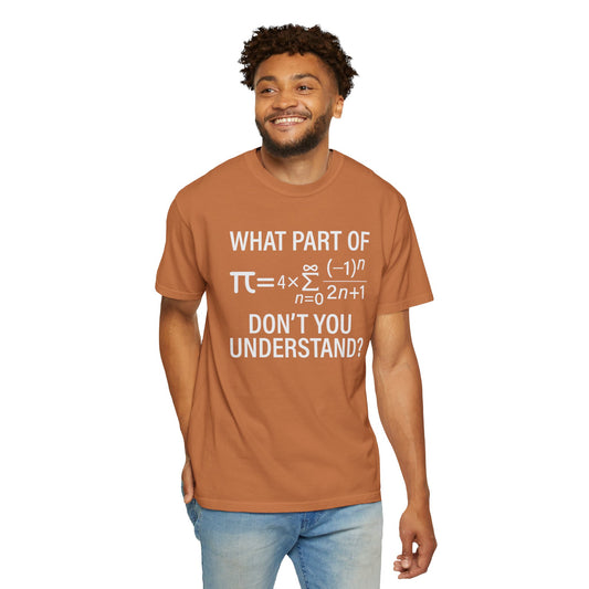 What Part of The Pi Equation Don't You Understand, Comfort Colors Unisex Garment-Dyed T-shirt