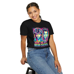 80s Music Wake Me Up Before You Go Go  - Graphic Comfort Colors Garment Dyed Shirt