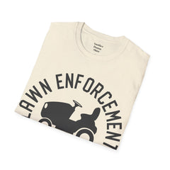 Lawn Enforcement Officer Unisex Softstyle T-Shirt What a unique gift idea for Fathers Day Birthday or any time of the year