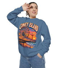 Brooklyn's Coney Island Sunset Sweatshirt - Comfort Colors Soft