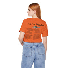 41 For Freedom FBM Fleet Ballistic Missile Submarine Unisex Jersey Short Sleeve Tee