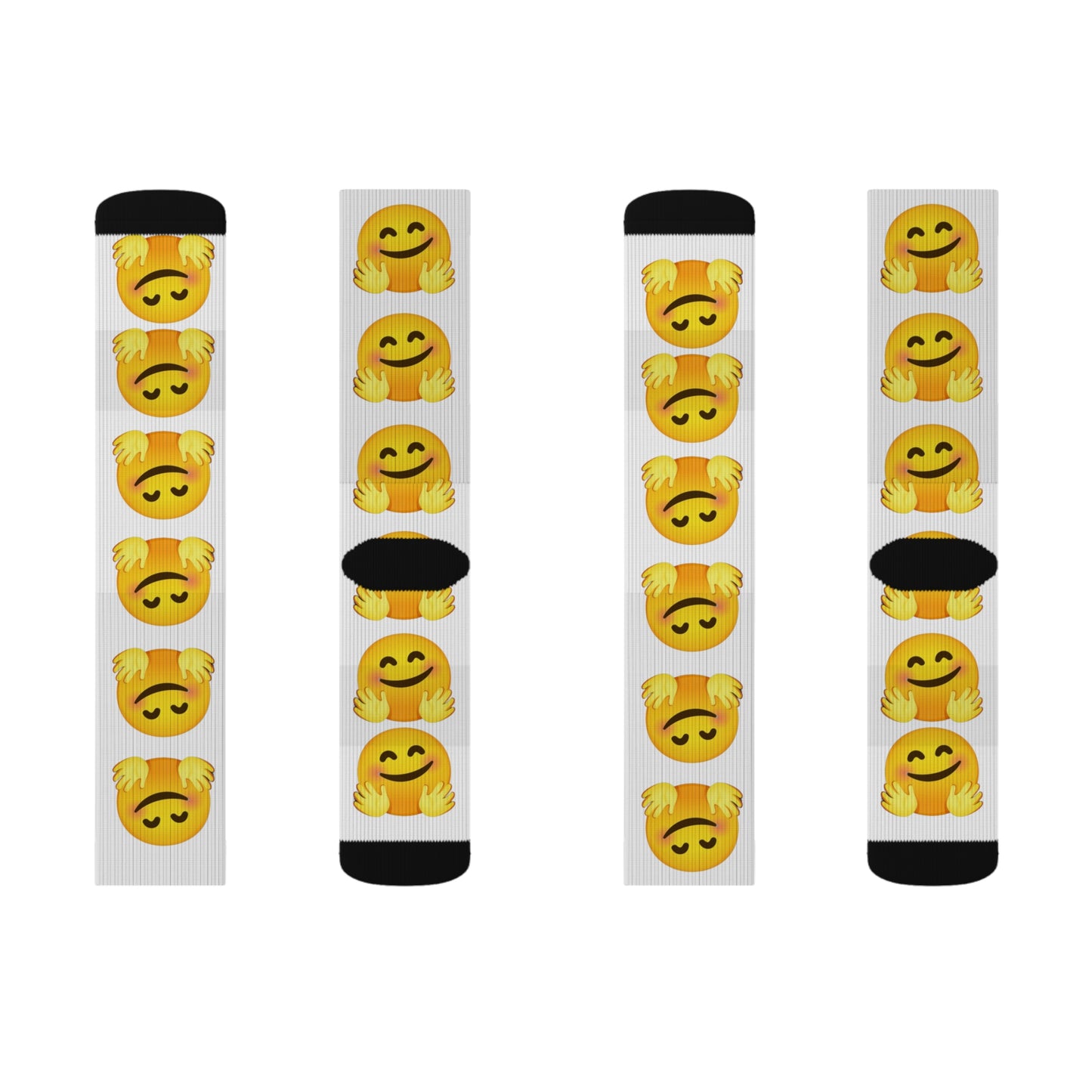 Emoji with Hands - Graphic Sublimation Socks