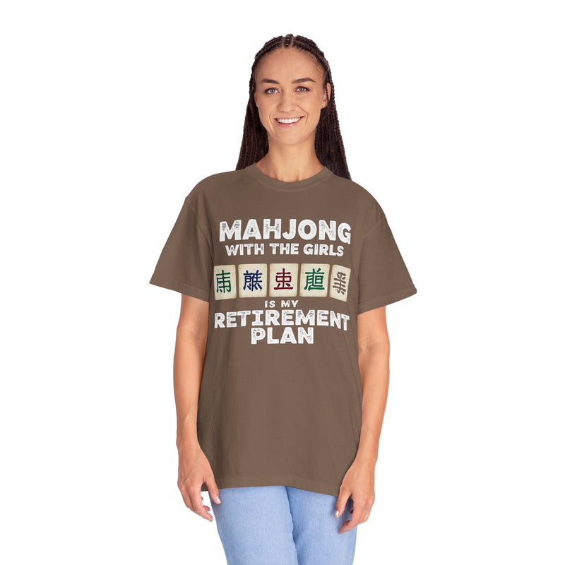 Mahjong Retirement Plan Unisex T-Shirt - Fun Gift for Friends
