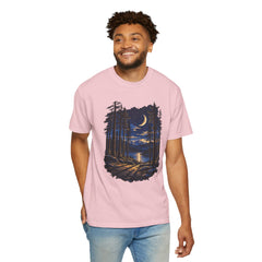 Moonlit Forest T-Shirt – Nature Lover Camping Shirt