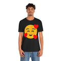 Emoji With Hearts Of Love - Graphic Unisex Jersey Short Sleeve Tee