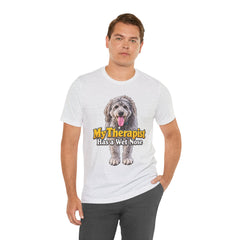 My Therapist Has A Wet Nose Personalized with your dog(s) image T-Shirt