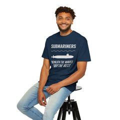 Submariners T‑Shirt — “Beneath the Waves Above the Rest” Navy Crew Tee