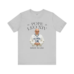 Pope Leo XIV Villanova Fan Short Sleeve Tee - Made in USA