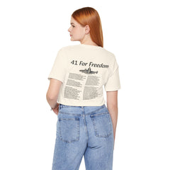41 For Freedom FBM Fleet Ballistic Missile Submarine Unisex Jersey Short Sleeve Tee
