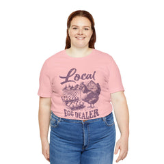 Local Egg Dealer Unisex Jersey Tee - Perfect for Farmers & Foodies