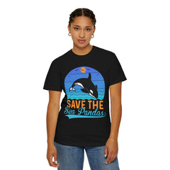 Save The Sea Pandas Comfort Colors Unisex Garment-Dyed T-shirt