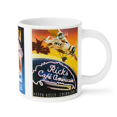 Casablanca Movie Mug,film lover gift,classic movie,Hollywood mug,vintage film,Bogart fan gift,Bergman fan gift, film noir mug,Oscar Winning