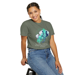 Elephant Portrait of Wrinkles - Unisex Garment-Dyed T-shirt