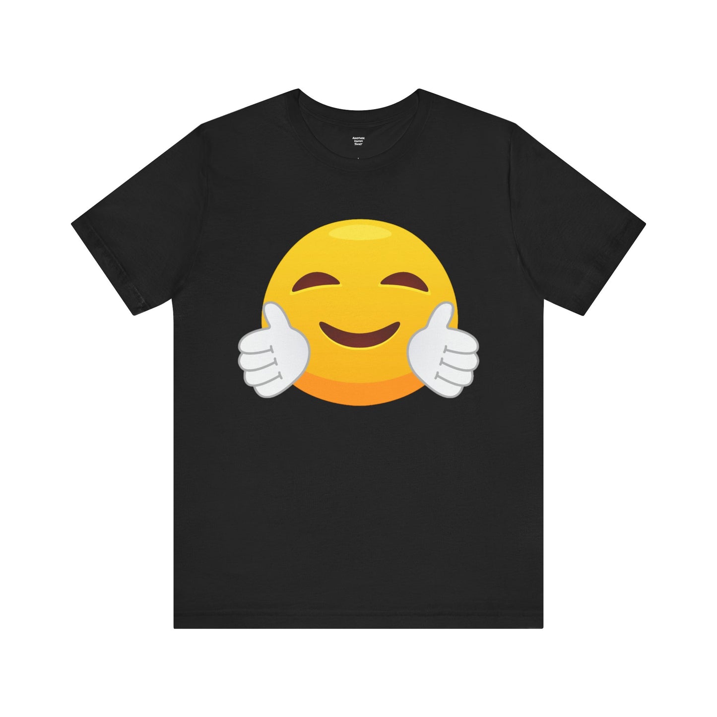 Emoji With White Gloved Hug - Graphic Unisex Jersey Short Sleeve Tee