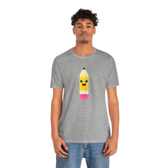 Emoji TEACHER PENCIL- Graphic Unisex Jersey Short Sleeve Tee