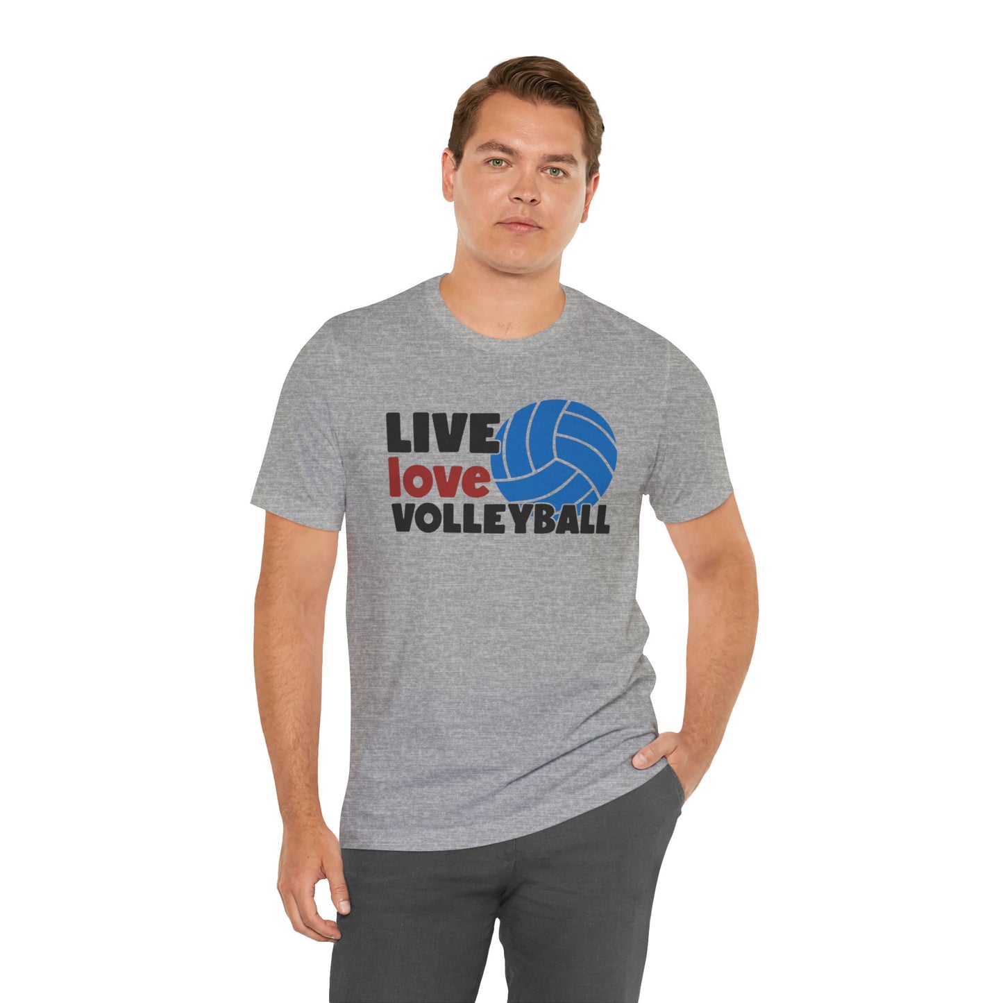 Live Love Volleyball T Shirt,gift for her,gift for him,volleyball gift,sports tee,team shirt,player gift,coach gift,Love Volleyball,Spike it