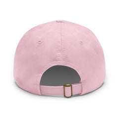 Hempstead Bay Sailing Club Leather Patch Dad Hat — Flying Scot Embroidered Round Patch
