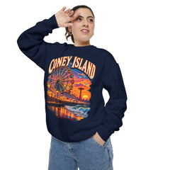 Brooklyn's Coney Island Sunset Sweatshirt - Comfort Colors Soft