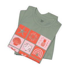 Beachy Soul Unisex Jersey Tee - Perfect Summer Vibes, Casual Wear, Gift for Beach Lovers, Vacation Outfit, Relaxed Style