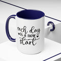 Inspirational Quote Mug / Motivational Quote Mug / Positive Attitude  / Two-Tone Coffee Mug / Gift for her / Gift for him / New Beginning