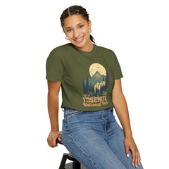 Yosemite National Park Graphic, Comfort Colors Soft Relaxed Fit Unisex Garment-Dyed T-shirt