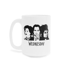 Wednesday Addams - Ceramic Mugs (11oz\15oz\20oz) | Pop Culture | Addams Family | Fan Gift | Gift For Her | Gothic Style Mug | Creepy Comedy