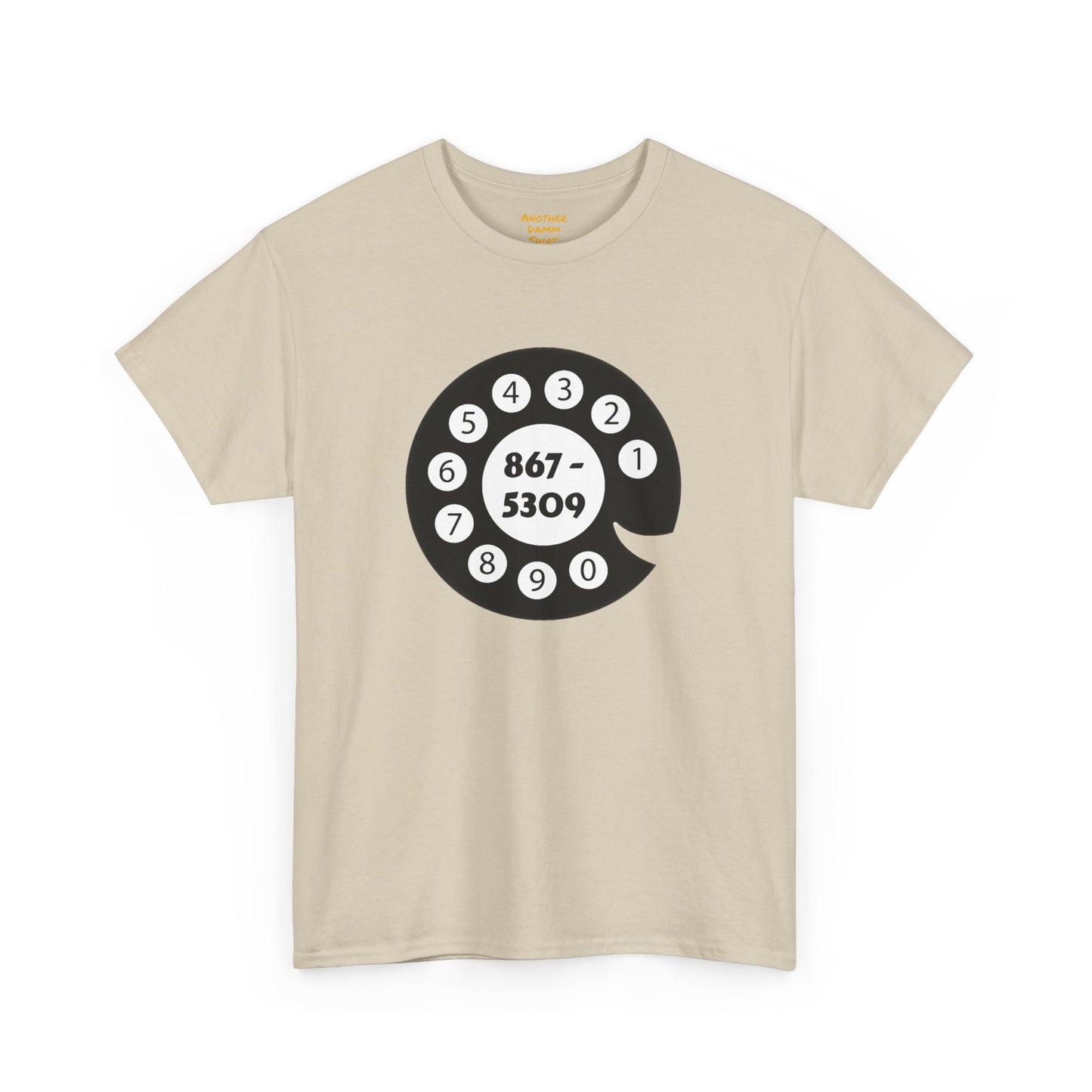 867-5309 Rotary Dial Tee: 80s Pop Music, Jenny's Number