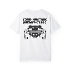 Ford Mustang Shelby GT500 Unisex T-Shirt - Classic Car Enthusiast Comfort Colors Garment Dyed Tee
