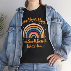 DOT DAY Make Your Mark And See Where It Takes You - Graphic Unisex Heavy Cotton Tee