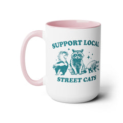 Funny Critters Quote, Two-Tone Coffee Mugs, 15oz, Animal Lovers Gift, gift for her, gift for him, office mug gift, Birthday Gift,