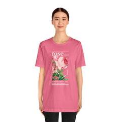 Rose Definition Unisex Tee - Symbol Of Romance, Love, Beauty And Courage