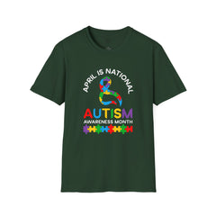 Autism awareness tee, softstyle, unisex autism shirt, short sleeve autism tee, shirt for autism, support autism shirt, gift for autistic kid