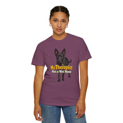 My Therapist Has a Wet Nose Personalized with your dog(s) image T-Shirt