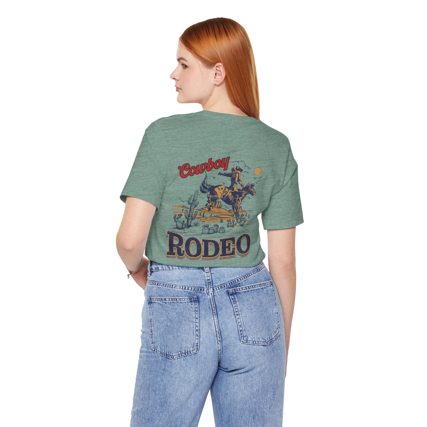 Cowboy Rodeo Vintage Style Graphic TShirt