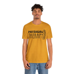 Physical Therapy Unisex Tee - Spine Graphic Gift for PT Student